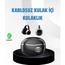 Herşeytrend Açık Kulak Kablosuz Bluetooth Kulaklık – Konforlu Tasarım ve Uzun Süreli Kullanım