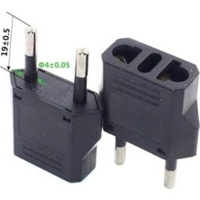 Data Store Amerikan Fiş Çevirici, Tip C Priz Dönüştürücü, Seyahat Adaptörü, Abd Ingiliz Fişini Avrupa/türkiye 220V Prizine Çevirici, 6A 1600W Maks Güç, A Kalite Sıkı Geçme