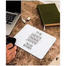 Data Store Mühendis Sevgiliye Hediye Engineer Mousepad - Mouse Pad - Fare Altlığı