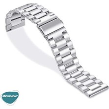 Data Store Gt5 Pro 42MM Metal Stainless Steel Kordon (Gt5 Pro 42MM ile Uyumlu Kordon, Akıllı Saat Kayışı)