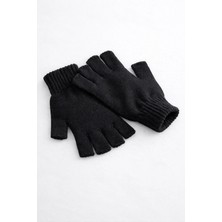 Dnz Katlamalı Kesik Eldiven 6lı Paket Siyah