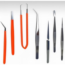 Data Store 7’li Profesyonel Cımbız Seti – Hassas Işler, Elektronik, Model ve Güzellik Kullanımı Için