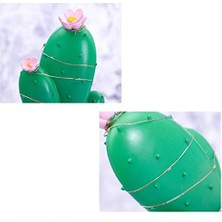 Data Store LED Işıklı Kaktüs Biblo Ev Dekorasyon ve Hediyelik Eşya LED Aydınlatma