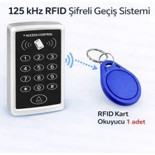 Zetek Elektronik Rfıd Anahtarlık Keyfob Kapı Geçiş Sistemi Uyumlu Rfıd Tag Mavi