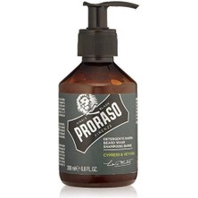 Data Store Proraso Cypress & Vetyver Sakal Şampuanı, Kirleri Gideren ve Etkili Bir Şekilde Temizleyen Erkek Sakal Bakımı Için Profesyonel Nemlendirici Şampuan, 200 ml (1'li Paket)