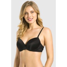 (1010) Liza Destekli Telli Sütyen 6lı Paket Siyah