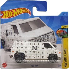 Data Store - 70S Van - Hw Art 2/10 - HKH46 - Short Card - Kleintransporter - Beyaz - Mattel 2023