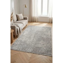 Konfor Notta 1108 Gri Yumuşak Dokulu Salon Mutfak Koridor Oturma Odası Dokuma Makine Halısı