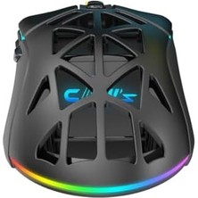 Data Store Nexus Air Kablosuz 10000 Dpi Pixart PMW3325 Sensör Makro Yazılımlı & Değiştirilebilir Kapaklı Rgb Kablosuz Gaming Mouse - Siyah