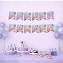 Çavuş E-Ticaret Deniz Kızı Iyiki Doğdun Yazılı Banner Doğum Günü Parti Flama Mermaid Birthday