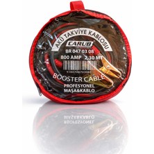 Yedek Garaj Carub 800A Akü Takviye Kablosu 2.30 M Profesyonel Booster Kablo Oto Akü Takviye Kablosu