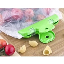 Mikasso Poşet Ağzı Kapatıcı Klips Mandal Poşet Hava Alma Önleyici Klips Plastik Çok Renkli