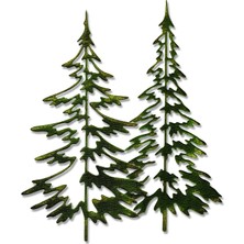 Data Store 660978 Thinlits Kalıp Seti, Woodlands, Tim Holtz, 2/paket