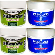 Çörekotu Çörek Otu Kremi 2 Adet 100 ml Kremi + 2 Adet Painclass Kuıyruk Yağı Kremi 100 ml Kremi