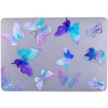 Data Store Pro 13 Inç Kılıf Çiçek Desenli Sert Kapak, M1/m2 Tam Uyum A2338 A2289 A2251 A1706 A1708 A1989 A2159 Ince Hafif, Darbeye Dayanıklı, Çizilmez Koruyucu Mor