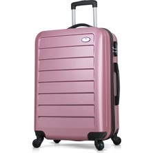 My Valice Ruby Orta Boy Valiz Rose Gold ABS Malzeme ile Dayanıklı ve Şifreli Kilitli Tasarım