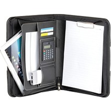 Data Store SX-03041 Deri Toplantı Çantası, Siyah