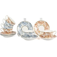 Mikasa Moor Jardin Dantan 2 Asorti 6lı Kahve Fincan Seti 90CC