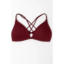 2400 Liza Sporcu Ipli Destekli Sütyen 6lı Bordo
