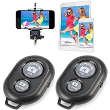 Data Store 2 Adet Bluetooth Selfie Kumandası – Ios & Uyumlu, Kablosuz Uzaktan Fotoğraf ve Video Çekimi