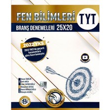 Bilgi Sarmal Yayınları TYT Fen Bilimleri Branş Denemeleri 25 x 20 Üniversite Hazırlık Sınav Bilgisi