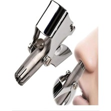 Data Store Gaman Paslanmaz Çelik Mini Burun Kıl Alma Makinesi - Mekanik Burun Kıl Alma - Burun Kıl Temizleme Gümüş