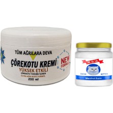 Çörekotu Çörek Otu Kremi White Box 200 ml + Snow Kitten 50 ml Menthol Balm / Seti