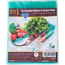 Mikasso Buzdolabı Sebzelik Küf Börtü Böcek Önleyici - Buzdolabı Meyve & Sebze Matı Plastik 35 x 50 Tr