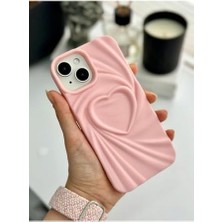 Data Store 13-14 - 15 ile Uyumlu 3D Mat Kalp Kabartma Desenli Darbe Önleyici Silikon Kılıf