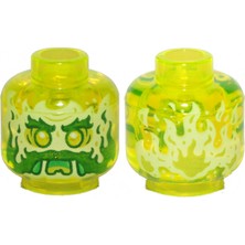 LEGO Minifigür Parçaları: Kafa: 3626PB2453