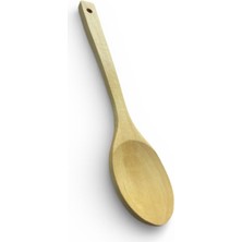 Güzelyüz Avm Ahşap Yemek Servis Kaşığı 30 cm 01a