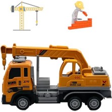 Data Store Uzaktan Kumandalı Şarjlı Full Fonksiyon Işıklı Inşaat Makineleri 27 Mhz 1:16 Ölçek (Vinç)