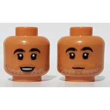 LEGO Minifigür Parçaları: Kafa: 3626PB2905