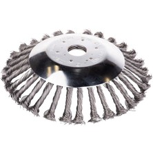 Data Store Genel 8 Inç Çelik Tel Fırça Seti, 3 Parça Metal Yabani Ot Kesici Başlık, Motorlu Tırpan Için Kıyı Temizleme Aparatı, 17.78 Cm, Sert Metal Tel Yapı