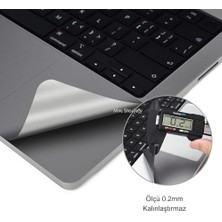 Data Store Pro 15 Inç Bar Id Uyumlu Trackpad Koruyucu A1707 A1990 Mat Ultra Ince Çizilme Önleyici Gri