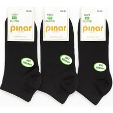 Pınar Kadın Düz Patik 12LI Siyah