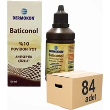 Dermokon Batikon (Antiseptik Çözelti) 100ML - 84 Adet