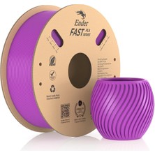 Data Store Ender Pla Filament 1,75 Mm, 3D Yazıcı Filament 300 Mm/sn'ye Kadar Yüksek Hız, Geri Dönüştürülebilir Karton Makara, Çoğu Fdm 3D Yazıcıya Uygun - 1 kg (2,2 Lb) Mor