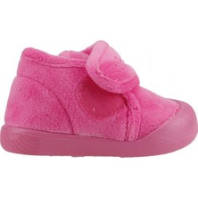 Vicco 959.E19K.445 Kışlık Çocuk Panduf Fuşya Tekstil Materyal Kız/Erkek Desenli Konfor