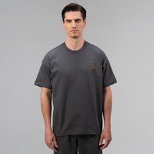 Everlast Authentic Boxing 2.0 Oversize Füme Erkek Tişört