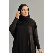 Levamor Ceylan Kadın Pamuklu Likralı Pratik Penye Hazır Şal