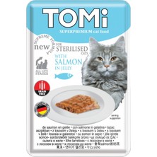 Hnrlishp Tomi  Kısırlaştırılmış Somon ve Yumurta Tahılsız Pouch Mama 85GR