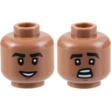 LEGO Minifigür Parçaları: Kafa: 3626PB3151
