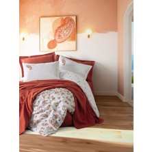 Cotton Box Vivid Çift Kişilik Pikeli Nevresim Takımı Paisia Tarçın