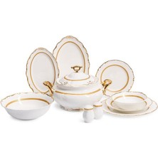 Maxx Doria Czech Collection Helen Gold 12 Kişilik 60 Parça Yemek Takımı PA2163