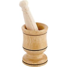 Ahşap Havan Sarımsak Ezici Dövücü Küçük Boy