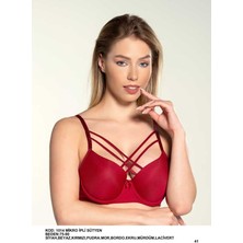 1014 Liza Slikonlu Çapraz Sütyen 6lı Paket