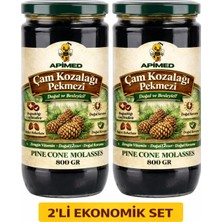 Apimed Çam Kozalağı Pekmezi 2*800 gr – Katkısız, Ilave Şekersiz, Geleneksel Pekmez