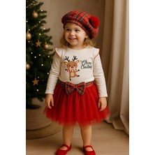 GMG Collection Baby Kız Çocuk Yılbaşı Etek Takım, Fransız Şapkalı