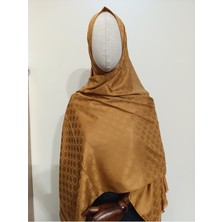 Esima Butik Kare Desen Özel Seri Ipeksi Dokulu Jakar Şal